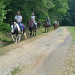 horseback riding group